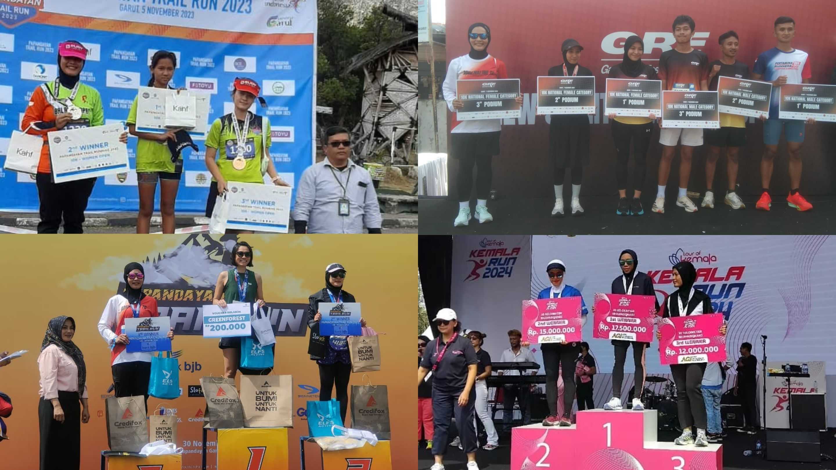 Konsisten Berlatih Sejak 2020, Polwan Polres Garut Panen Prestasi Lari